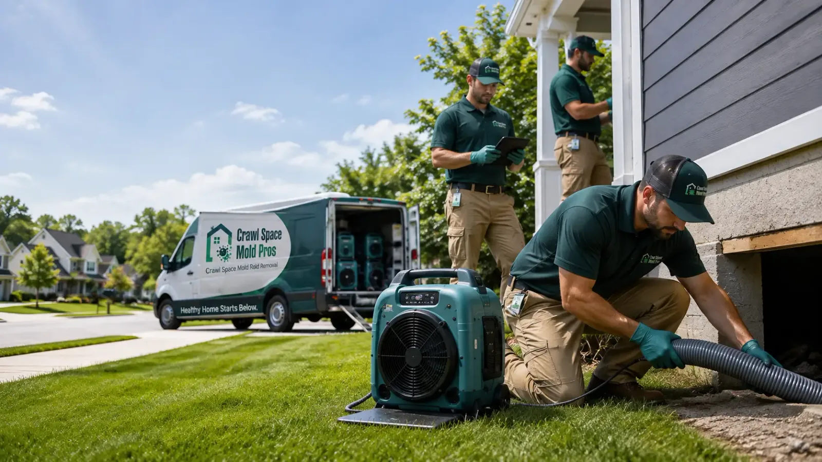 Crawl Space Mold Removal in Ashland, OH